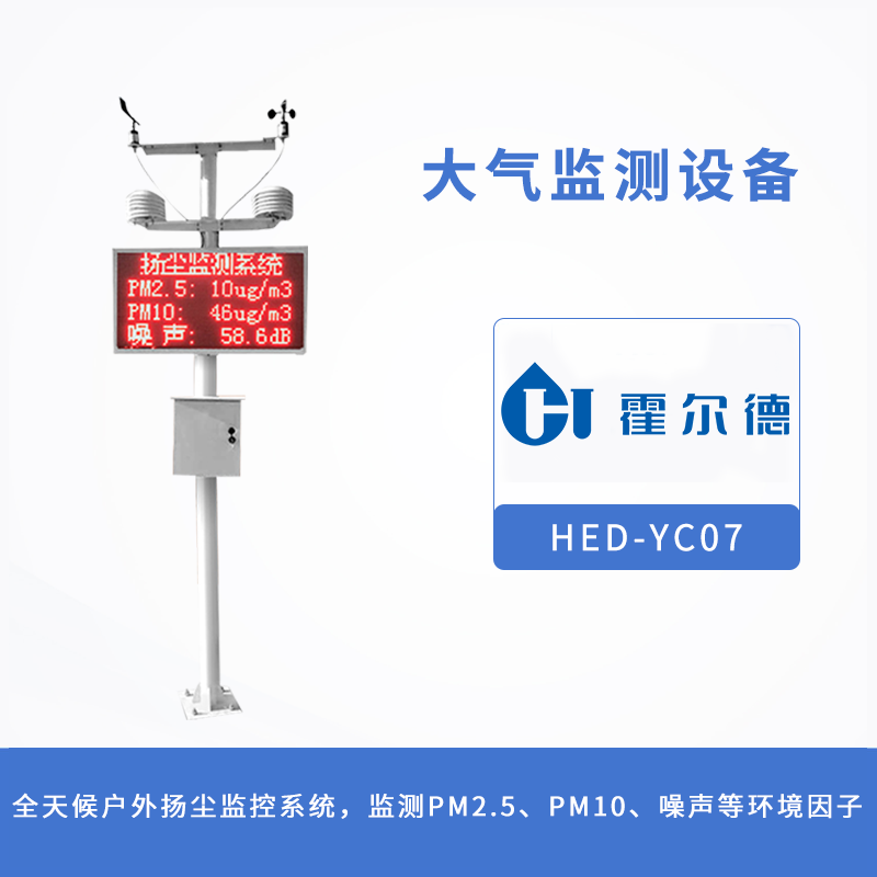 大氣監測設備，監測空氣中PM2.5含量